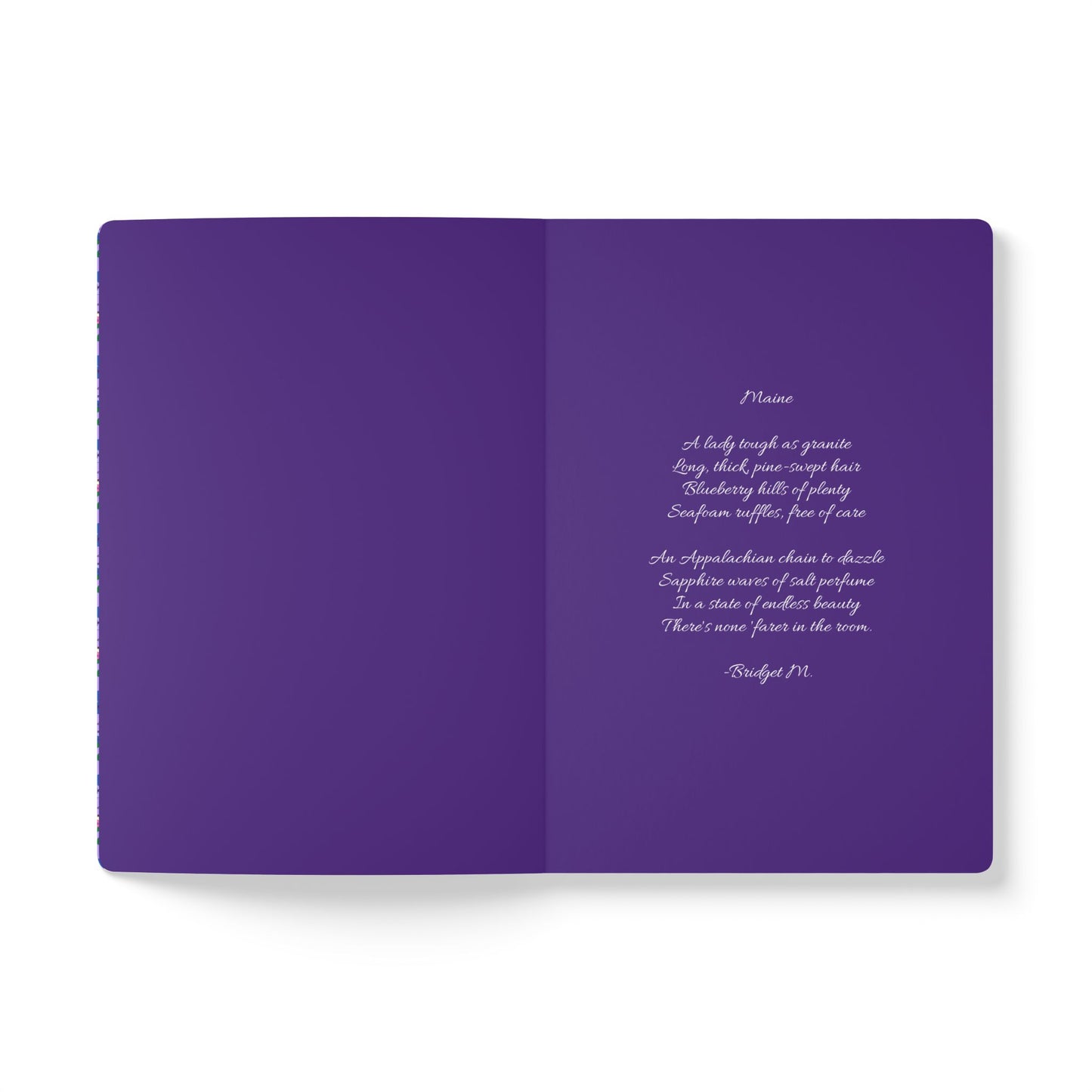 Maine Blueberries 200 Page Softcover Journal (with Inside Prints)