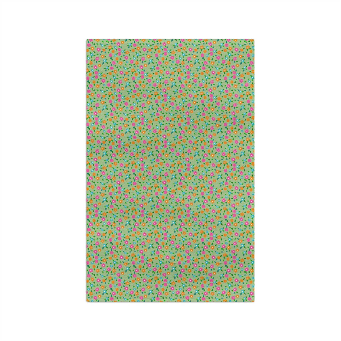 Spring in Your Step Green - Soft Tea Towel
